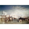 thumbnail image 4 of Joseph M.W. Turner 14x11 Black Modern Wood Framed Wall Art Titled - Canal Della Giudecca, Venice, 4 of 6
