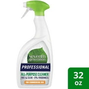 Single Seventh Generation Pro All-Purpose Cleaner, Free And Clear, Unscented, 32 Fluid Ounce -- 1 Ea