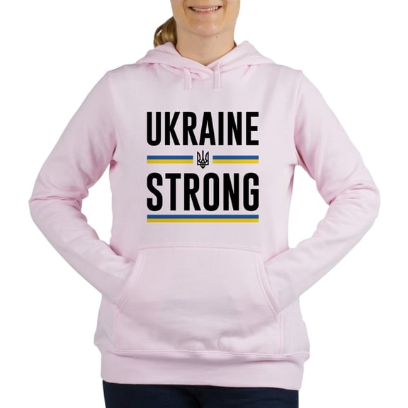 CafePress - Ukraine Strong - Women's Hooded Sweatshirt