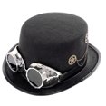 thumbnail image 3 of Guardurnaity Sombrero Steampunk unisex Premium y disfraz de Halloween, gorro, regalo para fanáticos de Steampunk, novedad Sombreros, 3 of 6