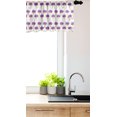 thumbnail image 3 of Ambesonne Thistle Window Valance, Abstract Motif Print, 54" X 18", Pale Orange Purple, 3 of 3