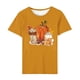 thumbnail image 2 of Fiudx Ofertas Flash Del Día Solo En Línea Camiseta Casual de Manga Corta con Estampado Navideño para Mujer, 2 of 3