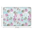 thumbnail image 5 of Pioneer Flower Floral Print Flannel Non Slip Door Rugs,Washable Door Mats Indoor,Decorative Door Mats,Dirt-Resistant and Absorbent Doormat for Entrance,Bedroom,Kitchen,Bathroom,23.5"x16", 5 of 5