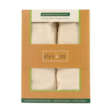 organic playard pack n play portable mini crib sheet 100 gots