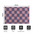 thumbnail image 5 of Red White and Blue Star Striped Pattern Door Rugs,Washable Non Slip Door Mats Indoor,Decorative Door Mats,Entry Mat Indoor for Entrance,Bedroom,Kitchen,Bathroom,16"x24", 5 of 6