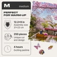 thumbnail image 2 of UNIDRAGON Wooden Puzzle Sakura 250 Pieces M Nature View, 2 of 8