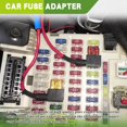 thumbnail image 2 of HUGFEGWE 5Pack Fuse Tap, 12V Car Add-a-Circuit Fuse Tap, Standard Mini Micro2 and Low Profile Fuse Taps, Universal Car Accessories ATO ATC ATM APM Fuse Adapter Jumper for Cars Trucks U2537-6070, 2 of 6