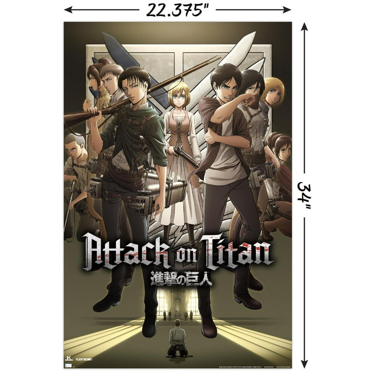 Attack on Titan: Season 3 - Group Wall Poster, 22.375