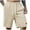 Khaki, variant on Fashion YLSDY Mens Gym Shorts Athletic Drawstring Sports 7" Inseam Long Basketball Shorts Summer Casual Knit Comfy Sleep Shorts Army Green M