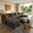 Dark Grey, variant on Cloud Couch Modular Sectional Sofa 6 Seat 148" U Shaped Convertible Couch Corduroy Thick Cushion with 2 Movable Ottomans and Toss Pillows Washable Removable Cover for Living Room,Black