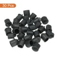 thumbnail image 3 of 30 piezas de tapas de cubierta de puerto BNC-A, tapones de silicona protectores para dispositivos de video y audio, red de Internet, negro, 3 of 4