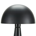 thumbnail image 5 of Nourison 16" Mushroom Table Lamp, Modern, Mid-Century, Retro, Industrial for Bedroom, Living Room, Dining Room, Office, Dorm, Coffee Table, Black, 5 of 7