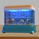 thumbnail image 4 of Juguete de pesca para niños, pecera, de circulación de agua, caña de peces de acuario, regalos, luz musical, interactiva entre famiia, 4 of 9