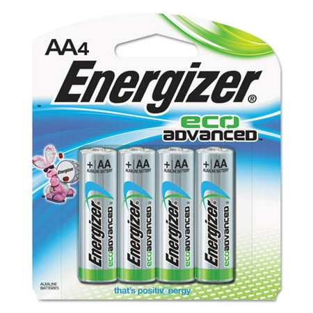 UPC 039800123893 product image for Energizer Eco Advanced AA Batteries, 4 Pack | upcitemdb.com