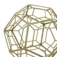 thumbnail image 6 of DecMode Iron Modern Ball Sculpture, Gold, 6 of 12