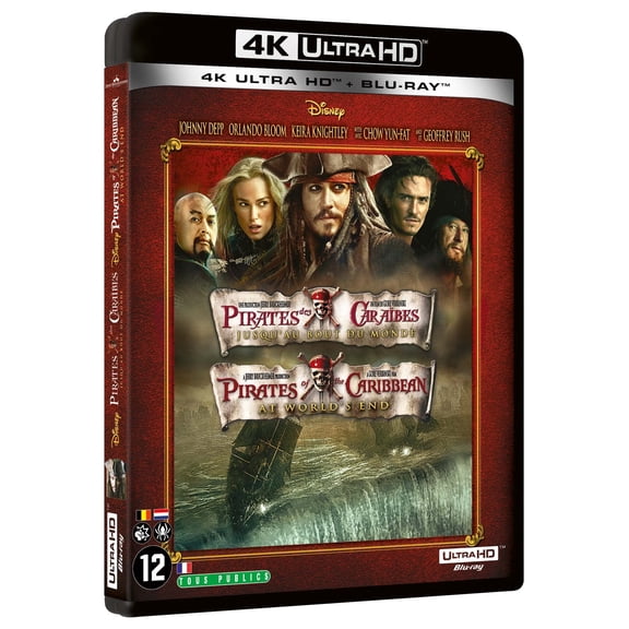 Pirates des caraïbes 3 : jusqu'au bout du monde 4k ultra hd (4K Ultra HD) Johnny Depp
