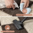 thumbnail image 4 of BERTHMEER 6'x9' Shag Area Rugs for Bedroom Dorm Entrance Laundry Entryway Modern Checkered Contemporary Plush Soft Carpets Indoor Fuzzy Fluffy Washable Throw Rugs, Mocha Brown, 4 of 8