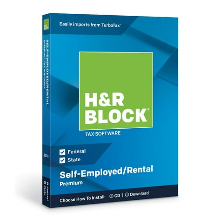 H&R Block Tax Software Premium 2018