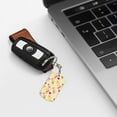 thumbnail image 6 of Naloa Rabbit And Balloon Print Keyfob with Split Key Ring and Print Labels, Key Labels Key Chain Tags, Luggage Tags, Car Key Chain Ring Keyfob Gift, 6 of 7