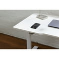 thumbnail image 4 of Unique Furniture Electric Height Adjustable Standing Desk in White, 4 of 5