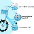 thumbnail image 4 of Bike Flowery Front Basket Cycle Shopping Stabilizers Children Kids - Blue, 4 of 5