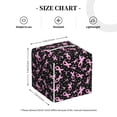 thumbnail image 4 of KLL Breast Cancer Awareness (2) Print Tissue Box Cover,Leather Tissue Holder Square Facial Tissue Case Facial Paper Organizer Dispenser for Bathroom, Vanity Countertop, 4 of 7