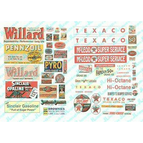 JL Innovative Design 361-684 Signs/Posters Gas Stations 1930s-60s