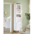 thumbnail image 6 of EnHomee 69" Tall Bathroom Storage Cabinet,Narrow Linen Cabinet with 2 Door and Adjustable Shelves​,White, 6 of 12
