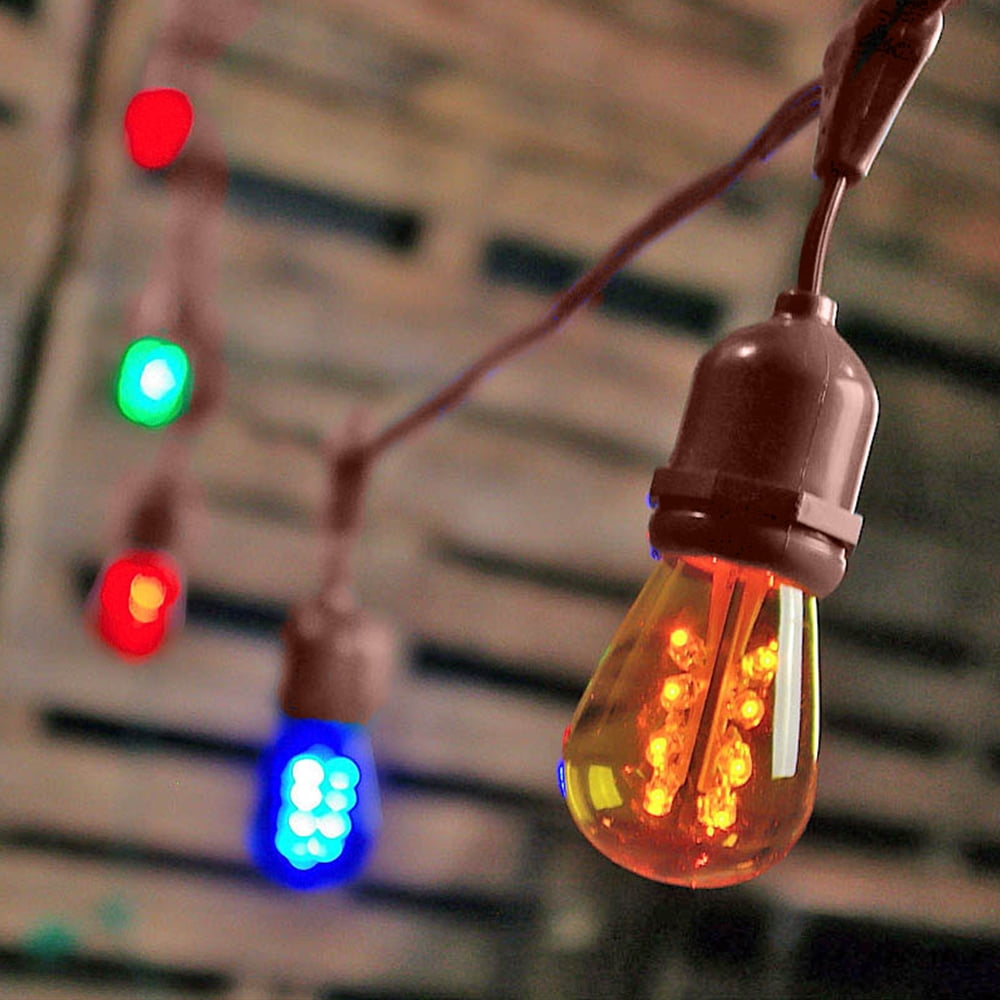 Commercial String Lights Commercial Edison Drop String Lights 52ft