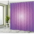 thumbnail image 5 of Ambesonne Psychedelic Shower Curtain, Flower Life Vibrant, 69"Wx70"L, Fuchsia Purple, 5 of 5