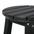 thumbnail image 6 of Costaelm Paradise 24" HDPE Round Outdoor Patio Counter Height Bar Stool, Black, 6 of 8