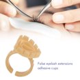 thumbnail image 4 of Soporte de anillo de pegamento para extensión de pestañas con forma tazas de pegamento desechables para pestañas, 4 of 7