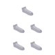 thumbnail image 2 of Minnieouse 1 par de calcetines para hombre, cómodos calcetines deportivos informales suaves al tobillo, Color sólido, accesorio para pie portátil para malla gris 5piezas Minnieouse CBP010602, 2 of 4