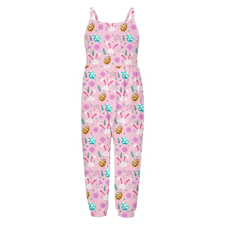 Easter Outfits for Toddler Girl 2T Pajamas Set Easter Bunny Print