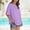 01 Purple, variant on Weiqiqre Spring Tops for Women Crew Neck Color Block Basic Summer Casual Short Sleeve T Shirt