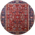 thumbnail image 1 of Ahgly Company Indoor Round Mid-Century Modern Pink Pink Oriental Area Rugs, 3' Round, 1 of 6