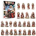 thumbnail image 2 of Christmas Nativity Advent Calendar with 24 Hanging Ornaments, Acrylic Nativity Countdown Decorations for Tree or Wall, Religious Christmas Gift for Families, Kids & Churches, 2 of 4