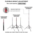 thumbnail image 3 of Pro Air-Cushioned Heavy-Duty Light Stand (Red, 13'), 3 of 10