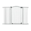 Summer Extra Tall & Wide Safety Baby Gate, Cool Gray Metal Frame – 38” Tall, Fits Openings 29.5” to 53” Wide, Baby and Pet Gate for Extra-Wide Doorways, Stairs, and Wide Spaces