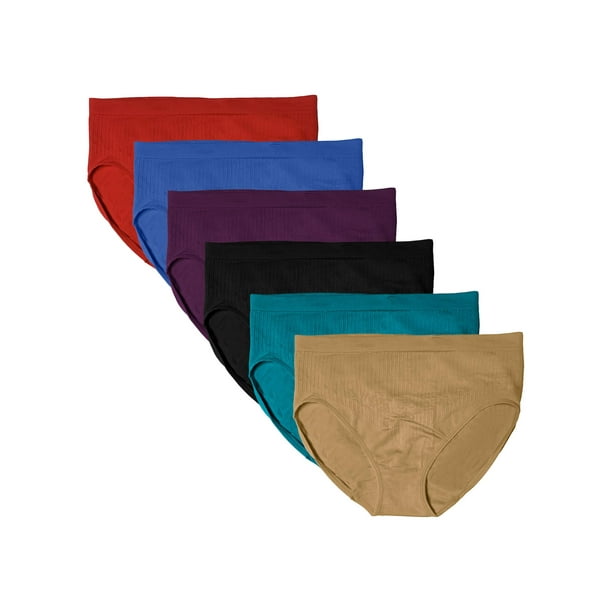 Pack de 6 Pantaletas a La Cintura Tatys Fashion TALLAS EXTRAS 1610 Estiran hasta 1.70 Metros