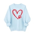 thumbnail image 1 of Camiseta de Moda de Cuello Redondo Casual de Manga Larga de las Mujeres, Camisetas de Manga Larga de las Mujeres con Patrón de Puntos de Polka Y Poliéster Suave, Sudadera Ligera Y Acogedora para el I, 1 of 3