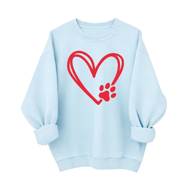 Camiseta de Moda de Cuello Redondo Casual de Manga Larga de las Mujeres, Camisetas de Manga Larga de las Mujeres con Patrón de Puntos de Polka Y Poliéster Suave, Sudadera Ligera Y Acogedora para el I