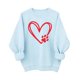 thumbnail image 1 of Camiseta de Moda de Cuello Redondo Casual de Manga Larga de las Mujeres, Camisetas de Manga Larga de las Mujeres con Patrón de Puntos de Polka Y Poliéster Suave, Sudadera Ligera Y Acogedora para el I, 1 of 3