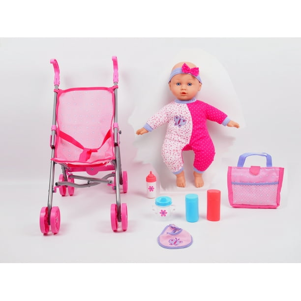 boy baby doll stroller