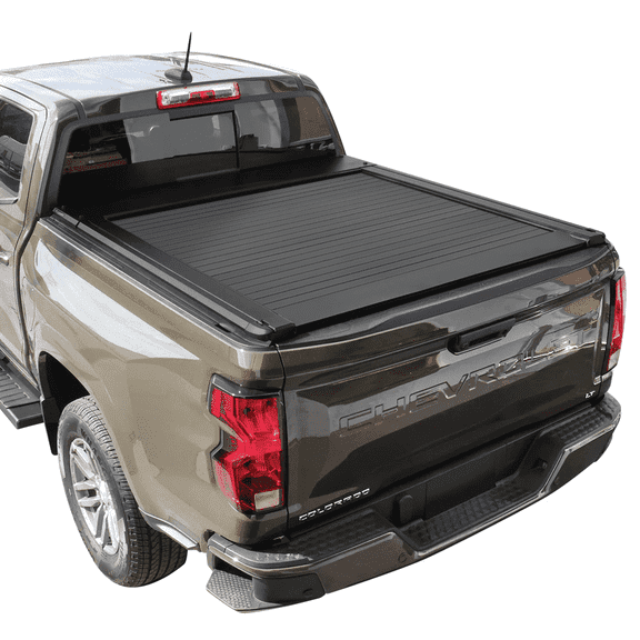Syneticusa AR Series Hard Aluminum Retractable Truck Bed Tonneau Cover for 2015-2026 Colorado/Canyon 5ft Bed