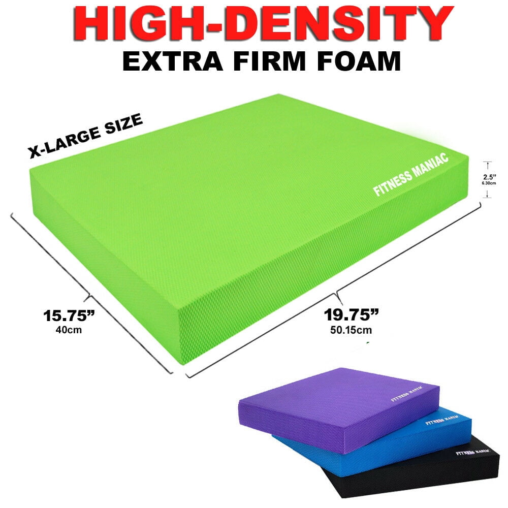 Fitness Maniac Balance Pad Purple EXTRA FIRM XLARGE Physical Therapy