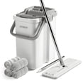 thumbnail image 1 of Juego de fregonas y cubos JOYMOOP Flat Squeeze Mop Flat Head Flat Head White, 1 of 8