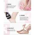thumbnail image 4 of PRITECH Electric Foot Callus Remover Tool, Electric Pedicure Foot File, Rechargeable Callus Removers Kit Extra Thick, Heel, Hand, Skin Gift(Black), 4 of 7