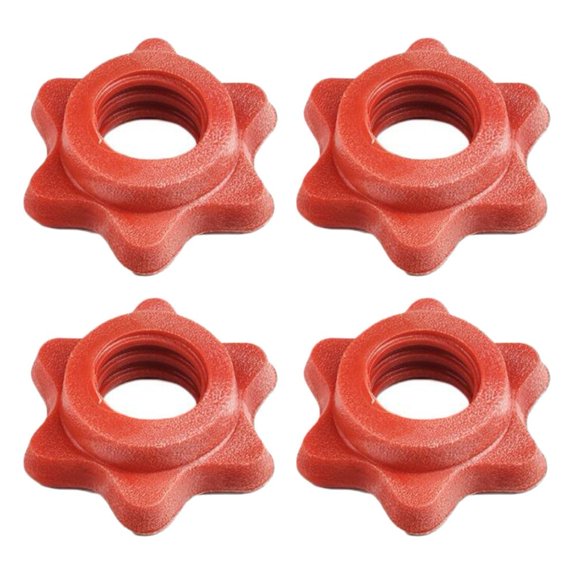 4pc Weight Check Nut Barbell Bar Clips Spin Lock Screw Dumbbell Spinlock Collars