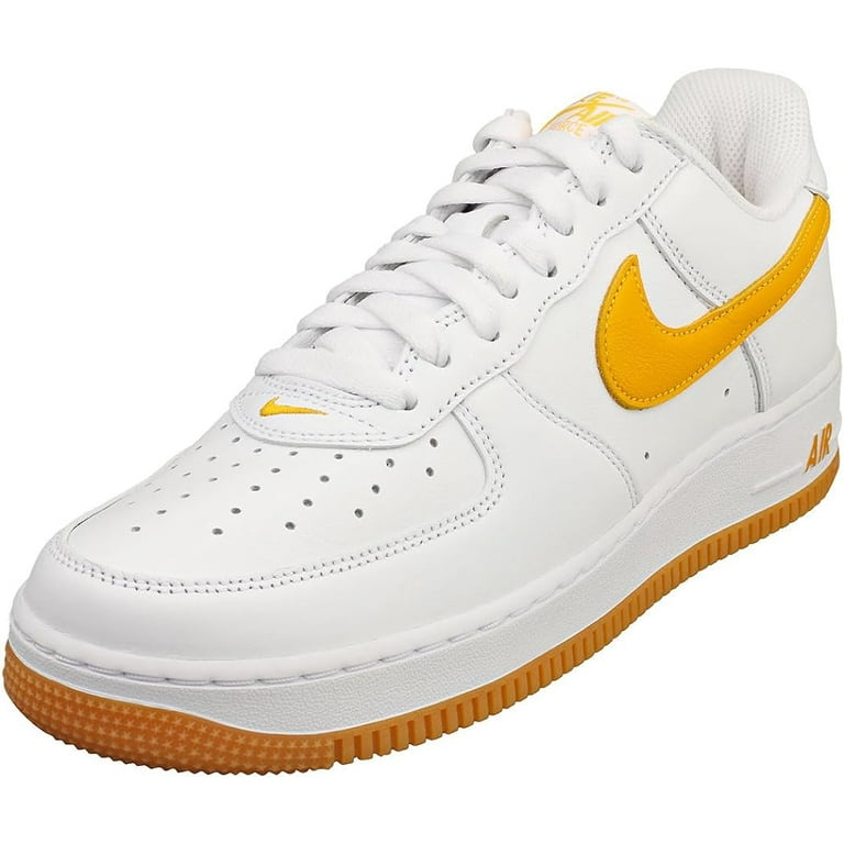 Men's Nike Air Force 1 Low Retro QS White/University Gold (FD7039